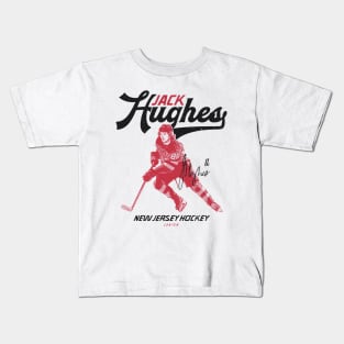 Jack Hughes New Jersey Vintage Kids T-Shirt